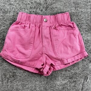 Francesca's Linen Shorts Women's Small Pink